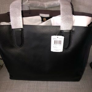 Coach Tote Bag Black Leather
